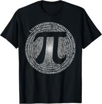 Pi Marškinėlis 3_14 Pi Skaičiaus Simbolis Matematika Mokslas Dovana Unisex Marškinėlis S gray