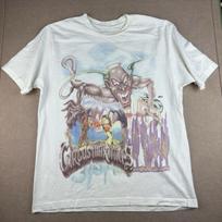 Travis Scott Circus Maximus Tour T-Shirt Men’s M White Rap Band Concert Tee Unisex T-Shirt XXXL gray