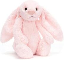 Rožinis zuikis minkštas pliušinis žaislas 31cm