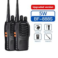 2/4/6 VNT. Baofeng BF-888S UHF dvipusis radijo siųstuvas-imtuvu 400-470MHz 16 KAN. Su ausinėmis 5 km ilgio nuotolio racija savarankiškam kelionėms US