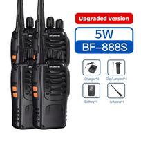 2/4/6 VNT. Baofeng BF-888S UHF dvipusis radijo siųstuvas-imtuvu 400-470MHz 16 KAN. Su ausinėmis 5 km ilgio nuotolio racija savarankiškam kelionėms US