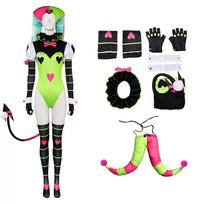 Helluva Boss Fizzarolli Cosplay Costume, Halloween Joker Demon Anime Role Play Outfit 2XL black