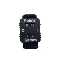 Portable Tennis Score Counter Trackers Wristband for Player and Coaches with Manual Point and Game Tracking on Courts juoda