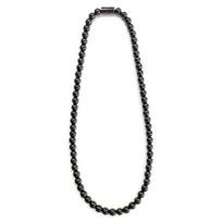 Magnetinis hematito svorio metimo karoliai Juodo tulžies akmens karoliukų karoliai vyrams, moterims, sveikatos priežiūrai, magnetiniai poros papuošalai Geras produktas YA0783-1 gray