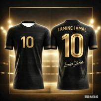 2026 Vasaros Barselonos Marškinėliai 10 Lamine Yamal Vaikams Suaugusiems Šeimai Greitai Džiūstantis Sportinis Treniruočių Futbolo Trumpomis Rankovėmis T-shirt 2XS