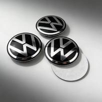 VW 3D Car Wheel Center Hub Cap Stickers Badge Accessories For VW CC Sagitar, Magotan 4PCS 56mm 60mm 65mm Jetta golf Golf8 Polo EP1 4pcs 56mm black
