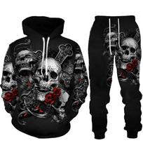 Vilkas 3d Print Hoodie Kostiumas Rudens Žiemos Vyrų Moterų Rinkiniai Tiger Tracksuit Unisex Hoodie + Pants Dviejų dalių rinkinys 5XL gray