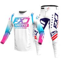 Motocross Jersey & Pant Kits lenktynių kostiumas Racer Gear Set Off-road MX Enduro MOTO Vyriški rinkiniai Moterų kalnų kalnų motociklų kombinacija M-32