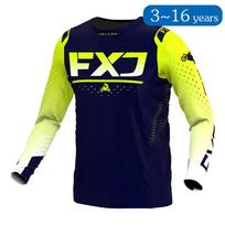 vaikas Motocross Jersey lenktynės Visureigis dviratis MX Enduro MOTO Motociklas berniukas mergaitė vaikas 5 6 7 8 9 10 11 12 13 14 15 16 S-Jersey-kid