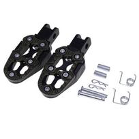 2vnt Kojų atramos Gnybtai Motociklo Pedalai Neslystantis Galinis Sock Pedalas Universalūs atramos kaiščiai Motociklas juoda