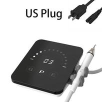 Dantų daugiafunkcis skaleris Ultragarsinis skaleris Dantistas Nešiojamas Valymas Patobulintas Visiškai jutiklinis ekranas US Plug juoda