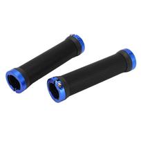 Bike Handle Grips Environmental Protection Antiskid Wearproof Bicycle Handlebars for CyclingBlue mėlyna