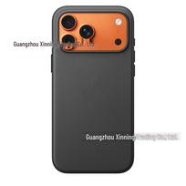 Apple iPhone 17 Pro/Max magnetinis audinio techninis dėklas su kameros klavišo valdymu Pro juoda