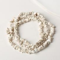 80 cm natūralaus ametisto skaldos vėrinys - poliruotos, netaisyklingos juostelės „pasidaryk pats“ papuošalams ir apyrankėms about 80cm (5-8mm) 200 beads beige