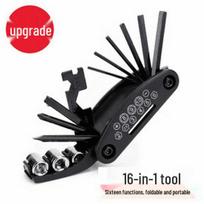 Car & Bicycle 16-in-1 Hex Key Combo Set Wrench 40*88mm black