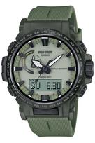 Casio Pro Trek Climber Line Men's Watch, Green, Radio-Controlled Solar, Made with Biomass Plastic, Authentic Japanese Product, PRW-61LD-3JF
