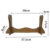 Solid Wooden Sword Display Stand Holder Japanese Katana Samurai Sword Tanto Knife Cosplay Sword Magic Wand Storage Rack Bracket brown