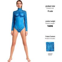Avatar 3 Vaikų Cosplay Kostiumas: Sceninis kombinezonas vaidmenų žaidimams Adult L blue