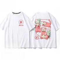 Pokémon Pikachu Gengar Charmander Balti marškinėliai Vyriški 2026 Vasaros Mada Oversize Gatvės Laisvalaikio Y2K Viršutiniai drabužiai Streetwear Apranga 4XL pink