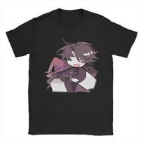 Twotime Forsaken Azure Pet TShirts for Men  Funny Pure Cotton Tees O Neck Short Sleeve T Shirts Big Size Tops M gray