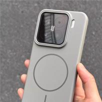 Prabangus magnetinis kietas dėklas Xiaomi Mi 14 14T 15 Ultra Redmi Note R 14 Pro Poco F5 F6 F7 Magsafe belaidžio įkrovimo dangteliui For Xiaomi 14 Ultra auksas