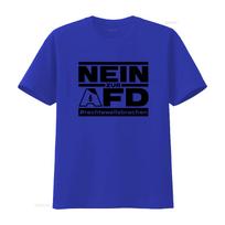 Anti AFD Protesto marškinėliai Ne Teisių Laužymui Prieš Dešiniuosius Ir Nacionalsocialistus Už Demokratiją Stilingas Dizainas vintage Išplauti 2XL black