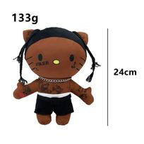 22CM LIL PEEP pliušinė lėlė Sveika Selena pliušiniai žaislai Mielas animacinis anime pliušinis lėlė Minkštos kimštos lėlės Kambario dekoracija Vaikų žaislų dovanos black