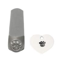 Alloy Steel Punch Stamp for Jewelry Engraving Clear Detailed Pattern Wear Resistant Easy to Use Tool gray