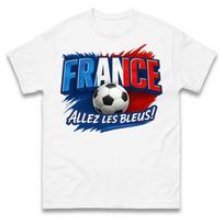 France ALlez Les Bleus! T Shirt Tshirt Mens Womens Unisex Tops Tees XL blue