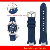 AI1108 Greito atsegimo metalinis adapteris Silikoninė laikrodžio apyrankė Maurice Lacroix AIKON AI6008 AI6007 AI6038 AI6058 AI1018 Laikrodžiui Guminė apyrankė For AI6006 gray