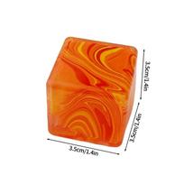 Nee Doh Ice Cube Sensory Fidget Toy Cute Rabbit Stress Relief Squishy Anti-Stress Squeeze Toy Decompression Toys For  Gift orange
