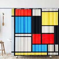 Van Gogo Írisai Dušo Užuolaidos Rinkinys Su Kabliukais, Meno Tapyba Vonios Kambario Dekoras, Neperšlampamas Audinys W130H220(CM)-1 Pcs