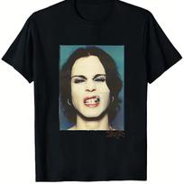 Unique HIM Band Gothic Rock TShirt Featuring Ville ValoS Iconic Face Paint and Logo Unisex White Shirt Made From Soft 4XL black