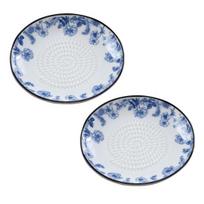 Česnako trintuvės lėkštė Keraminė imbiero smulkintuvo lėkštė Viskas viename tarkavimas Maišymas 2pcs white