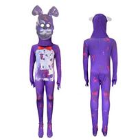 FNAF Kostiumas Vaikams Penki Naktys su Fredžiu Kombinezonas Cosplay Naktinis Bonis Fnaf Fazbear pas Fredį Anime Karnavalo Dovana Vaikams Kids 110&FNAF Cosplay purple
