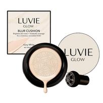 LUVIE GLOW grybo formos galvutės oro pagalvėlės BB kremas pagrindas veido maskuoklis drėkinantis vandeniui atsparus stebuklingas makiažas beige