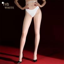 Women'S Allure Transparent Pantyhose Sexy Oil Shiny Shaping Stocking High Waist Elastic Woman Lingeries Party Tights One Size beige