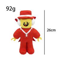 Game Steal A Brainrot Sammy Jandel plush Toy Stuffed Doll Soft Animal Anime Cartoon Hat Monkey For Fans Birthday Christmas Gifts raudona