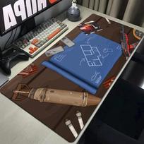 Žaidimas Rust pelės kilimėlis Kompiuterio pelės kilimėlis PC žaidėjo pelės kilimėlis Nešiojamojo kompiuterio XXL 900x400mm Guminis pelės kilimas Klaviatūros kilimėlis 30cmx60cm(11.8x23.6inch)