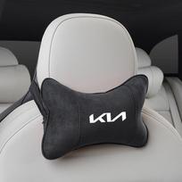 KIA automobilio sėdynės galvos atrama Automobilio logotipas Kaklo stuburo apsaugos pagalvė KIA EV6 Stinger RIO Sorento Picanto Ceed Borrego Syros K4 K5 K8 vkcy70 white