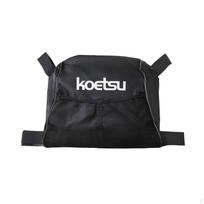 Kayak Seat Storage Bag Oxford with Pockets Breathable for Paddlers black