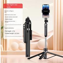 FANGTUOSI 1.7M 360 ° rotation Selfie Stick Wireless Tripod Stand with Light Bluetooth Remote Extendable phone holder for Tlktok