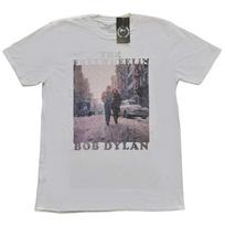Bob Dylan The Freewheelin' T-shirt Small White XXL gray