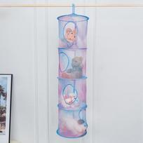 Stuffed Animal Storage Hanging Basket for Plush Toys One Size gray