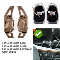 For Cupra Formentor Leon Ateca 2021 2022 2023 2024 2025 Car Steering Wheel Shift Paddle Gear Paddle DSG Extension Aluminum Alloy One Size black