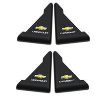 4 vnt. Automobilio durų kampų apsaugos nuo susidūrimo lipdukai Auto priedai Chevrolet Cruze Equinox Impala Camaro Orlando Epica black