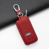 Car Key Fod Cover Bag for Ford Mustang Fiesta F150 Edge Explorer Ranger Focus Mondeo Ecosport Escort Tierra Styling Decoration juoda