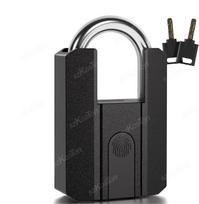 TTlock Programėlė Išmanusis Užraktas Sunkaus Naudojimo Piršto Atspaudo Pakabinamas Užraktas Biometrinis Skaitmeninis Elektroninis Užraktas Programėlė/Piršto Atspaudas/Raktas Atrakinimas IP67 juoda