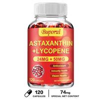 Buporai Astaksantinas Likopenas 24mg minkštos kapsulės 120 vnt. — Antioksidacinė parama, Kasdienė savijauta, Maistinė parama 120*1