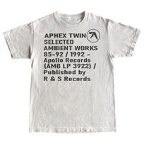 Aphex Twin Ambient Works Records T Shirt L white